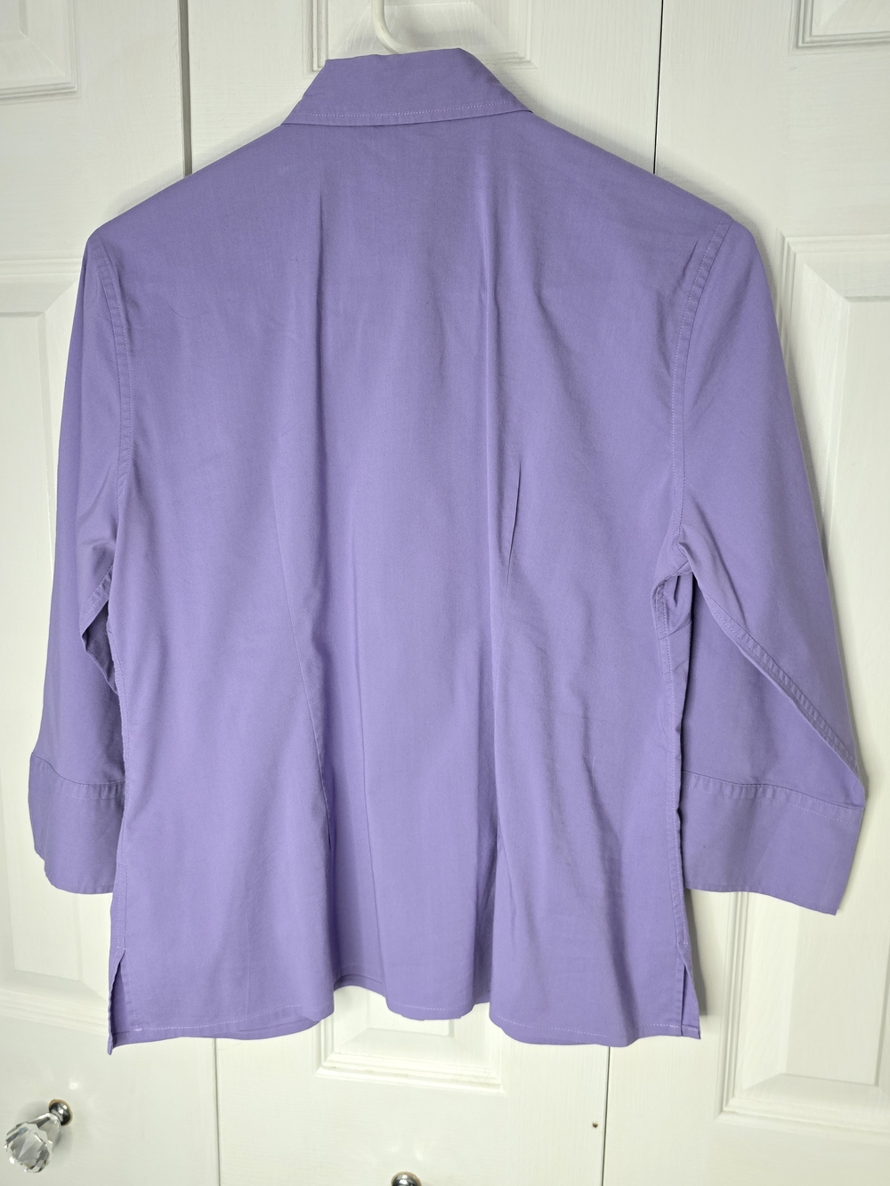 Lands' End Purple Collared Shirt - Picture 4 of 5